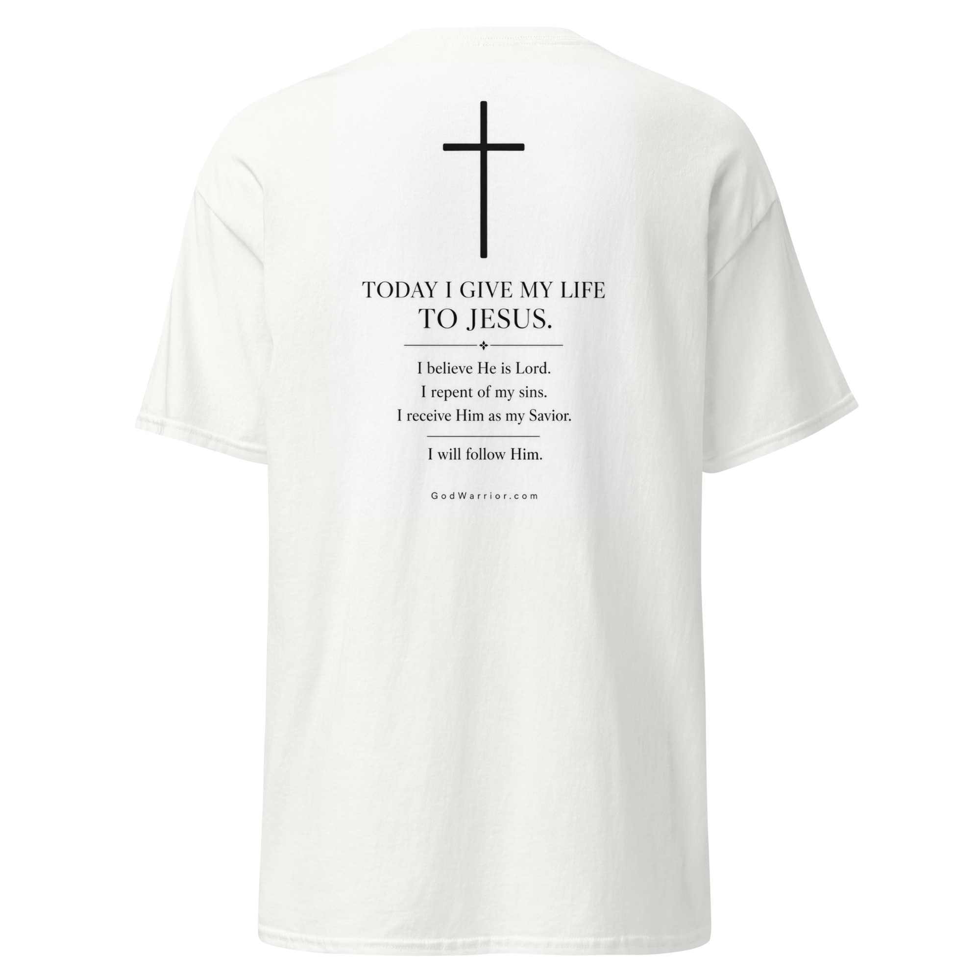 Pledge to Christ - Help people convert to Christianity! Wear it in the checkout line!