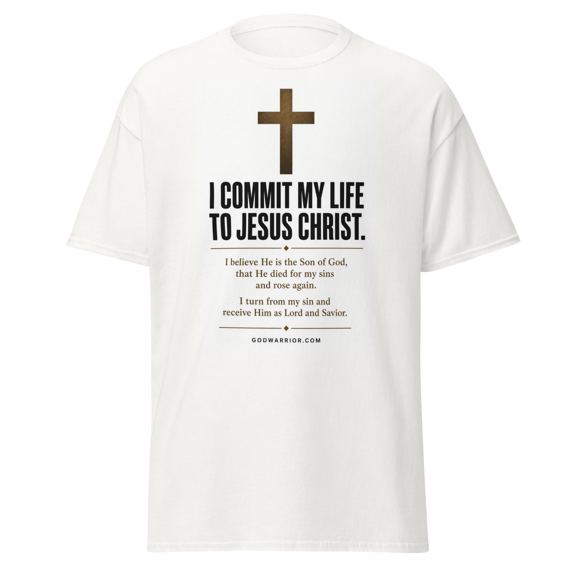 I Commit My Life To Jesus Christ - Pledge Tshirt - Help People Convert in Line!!! - Image 4
